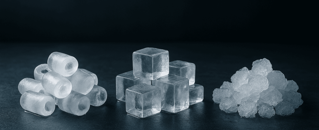 Tipos de Hielo: Bala vs Clear vs Nugget — ¿Cuál es Mejor Para Tu Bebida?